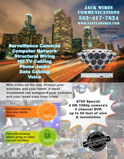 Security camera's special