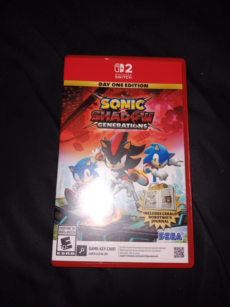 Switch 2 Game Sonic X Shadow Generation