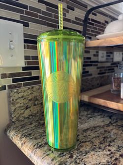 Starbucks Iridescent Green Cold Cup Tumbler