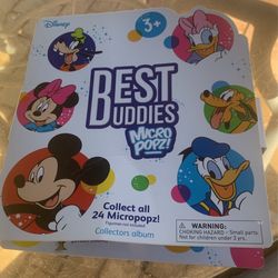 Disney Best Buddies Micro Popz Collectors Album with 22 Figures