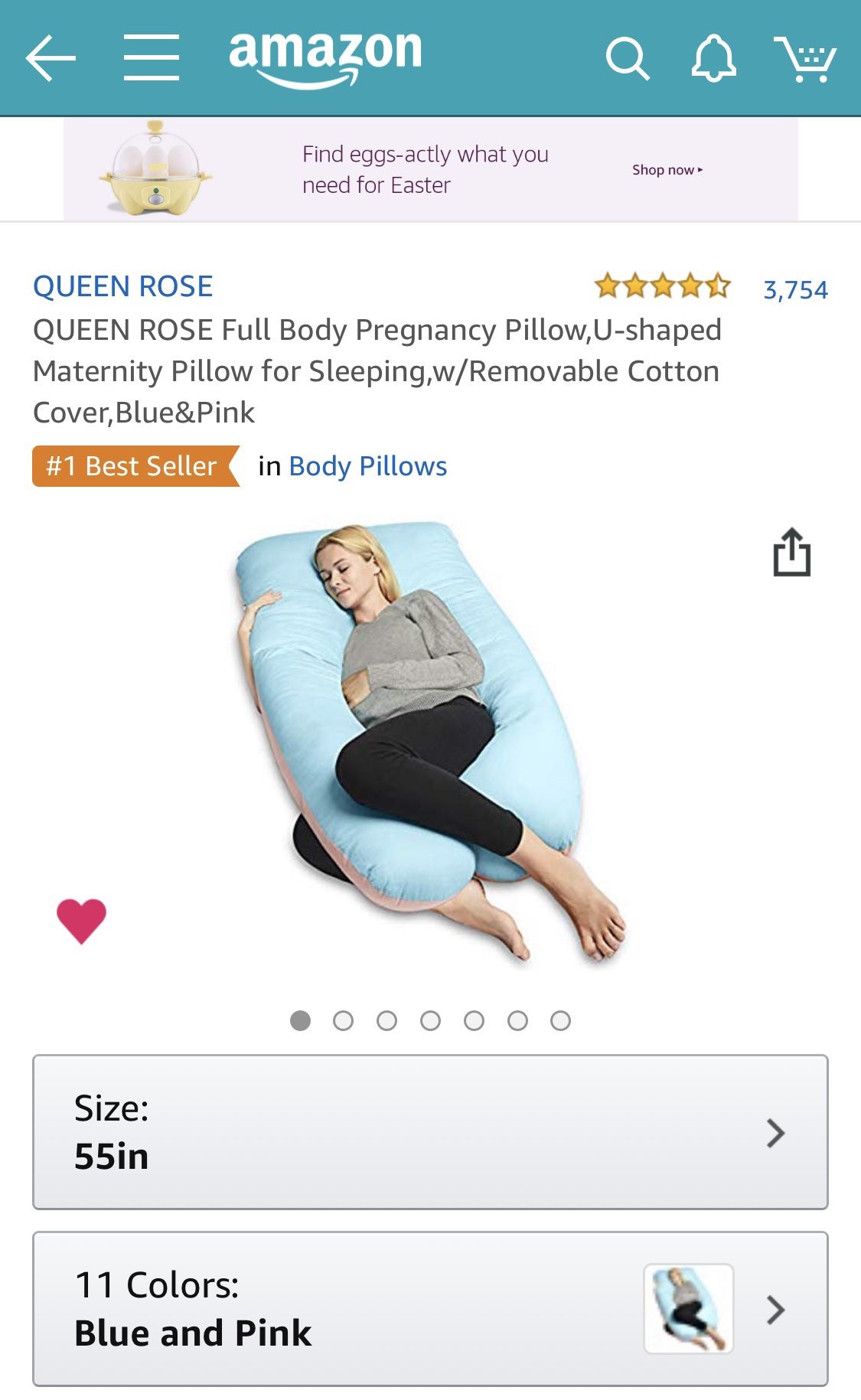 Pregnancy Body Pillow