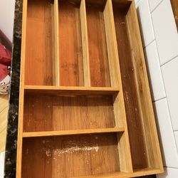 Bamboo Kitchen Organizer