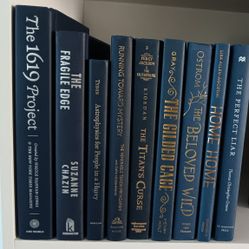 Blue Hardcover Books