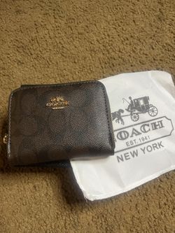 Brown designer wallet