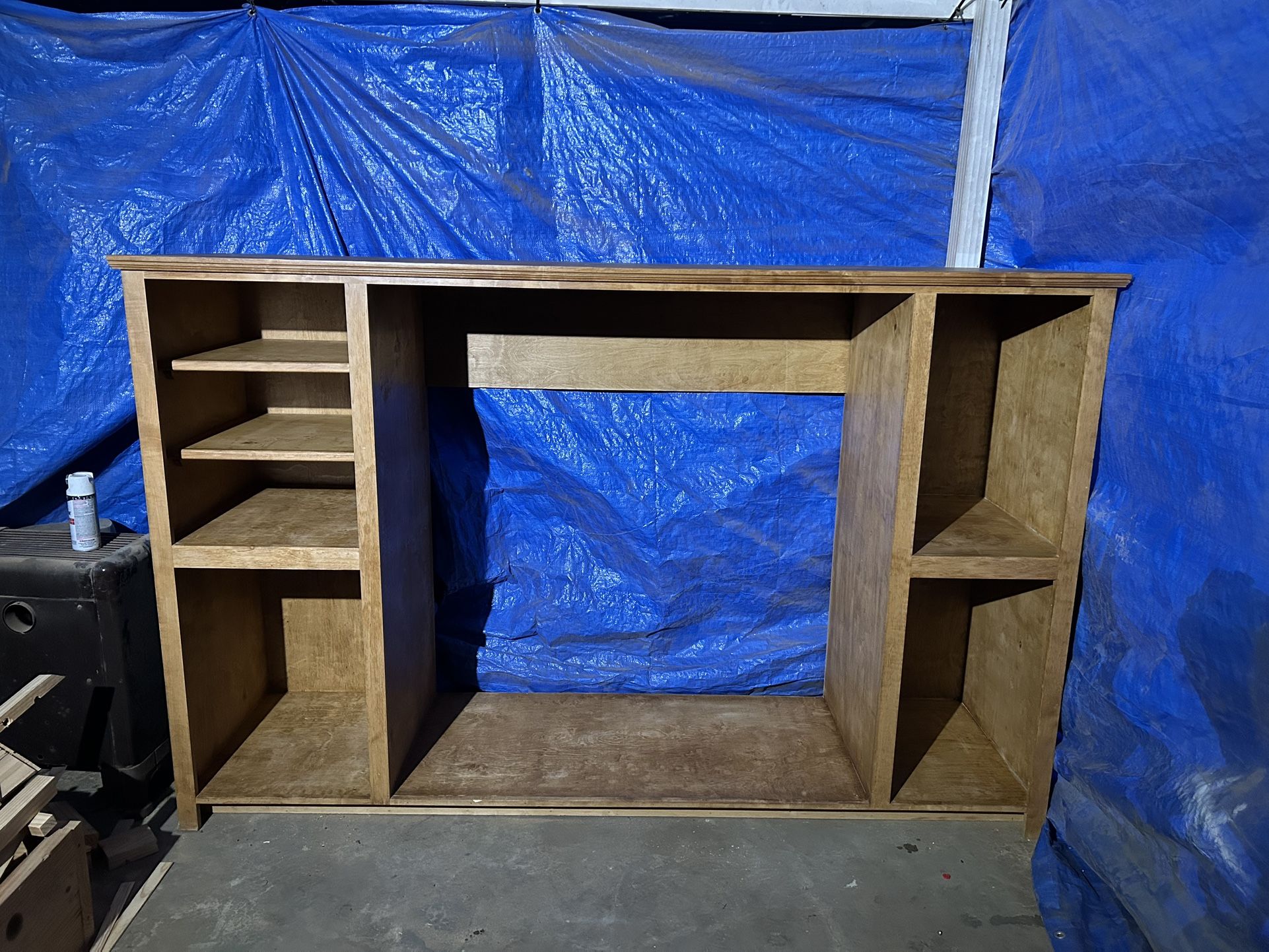 Solid Oak Entertainment Center