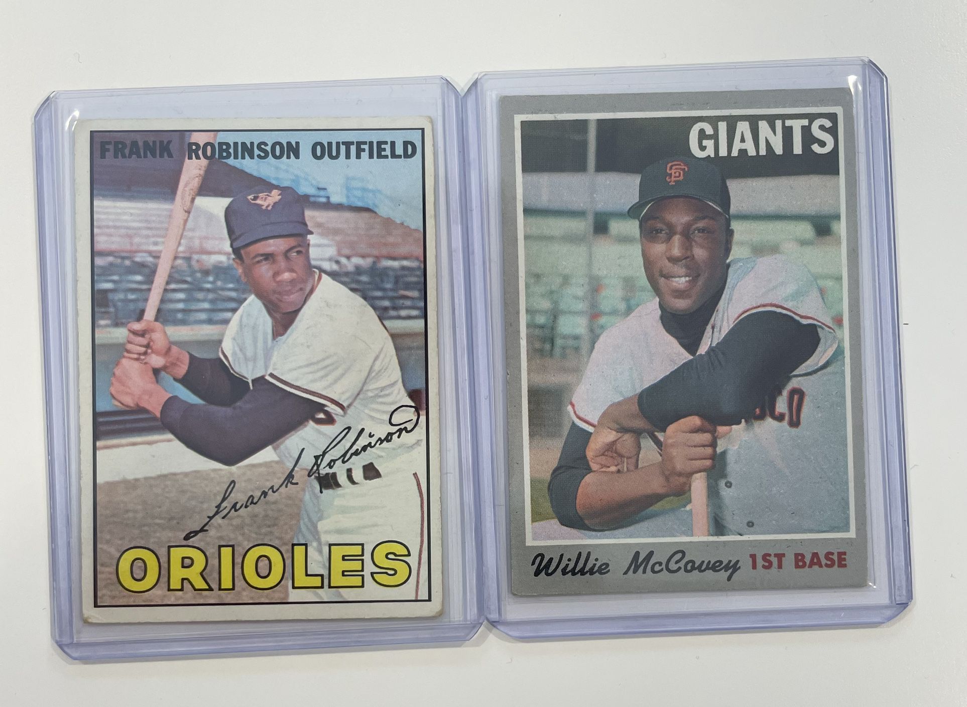 Willie McCovey And Frank Robins Set Of 2 VG-EX Cards $18