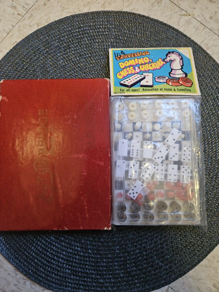 two vintage board games.