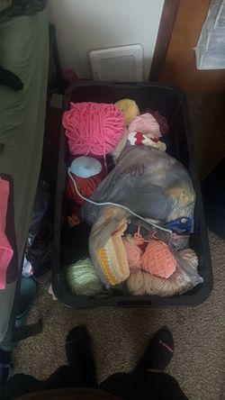 a LOT of yarn