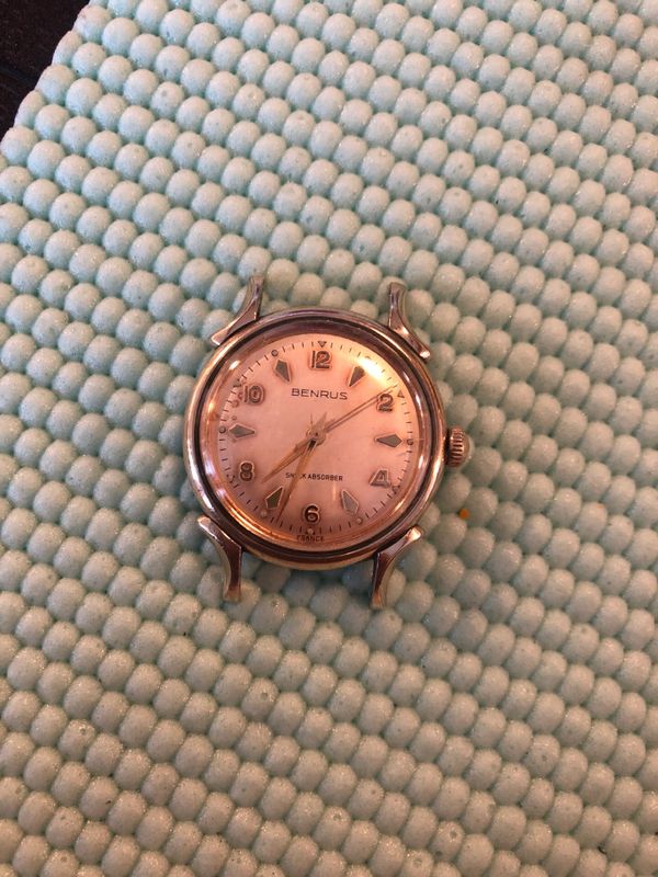 Rare Fancy Decorative 10k R G P Benrus Men S Old Watch For In Garden Grove Ca Offerup