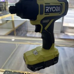 Ryobi impact drill with battery 18v Lithium And Charger 
