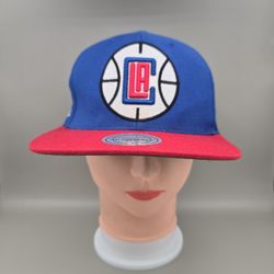 Mitchell &Ness Los Angeles Clippers Adjustable Snapback HatHat Has 