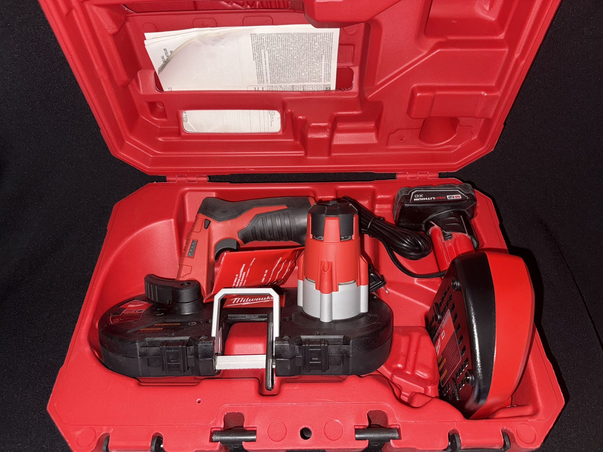 Milwaukee Band Saw New , Charger And Battery