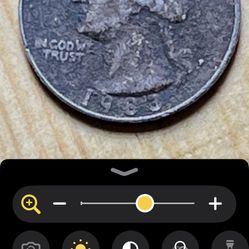 1983p Quarter Error Coin 