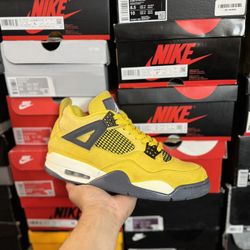 Jordan Lightning 4s size 10.5 USED But Clean 