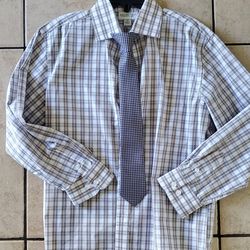 Boy Dress Shirt. Size Medium