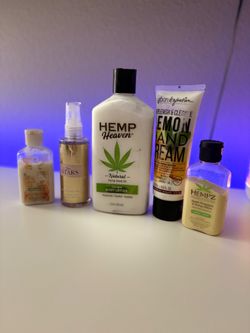 Hand lotions and body spray