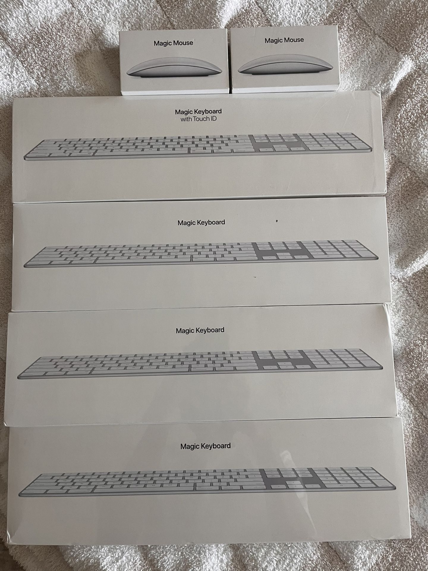 New Magic Keyboard With Touch ID& Magic Mouse