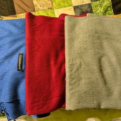 3 Cashmere Winter Scarves