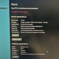 Dell Optiplex i7 6700T 16gb Ram