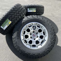 TRD PRO 18" Wheels rims and Tires Toyota 4Runner Tacoma FJ Cruiser
