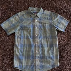 Patagonia Men’s Plaid ShortSleeve Full Button Up Pocket Shirt Small *Read description 
