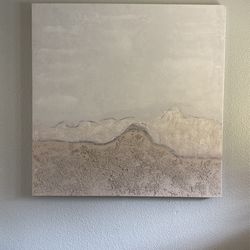 Large Neutral Wall Art Hanging