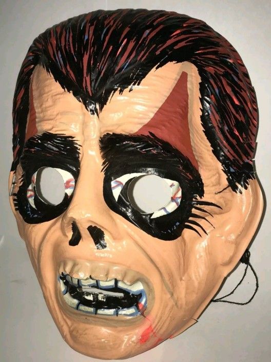 Vintage 1960's Horror Dracula Mask