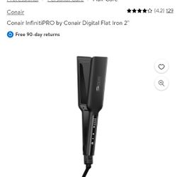 Conair InfinitiPRO by Conair Digital Flat Iron 2"
Free 90-day returns