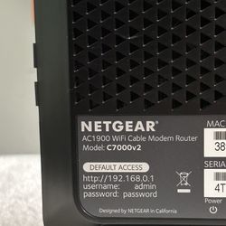 Netgear C7000v2 AC1900