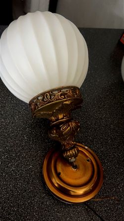 Vintage Ceiling Globe Light
