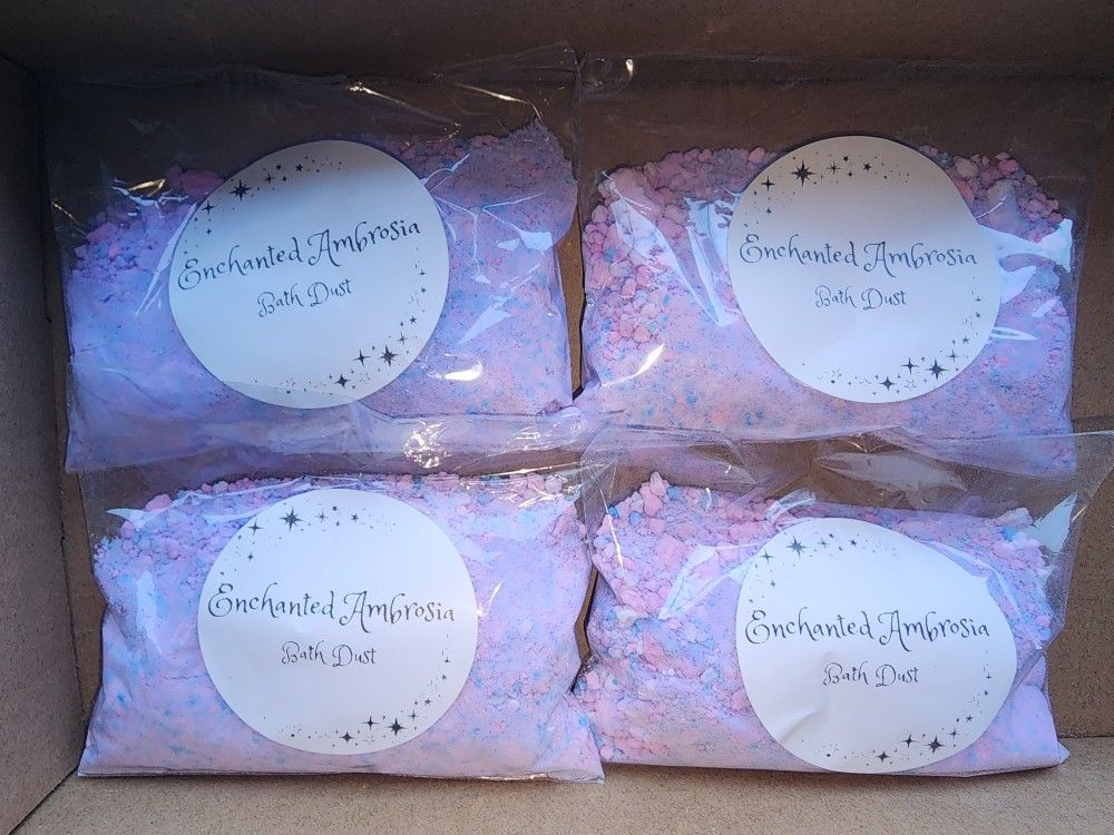 Enchanted Ambrosia Bath Dust - Strawberries & Cream