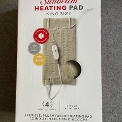 Sunbeam King Sized Heating Pad
