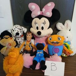 STUFFED ANIMALS,  ALL GROUP (B)  NEW 