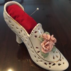 Victorian Shoe Pin Cushion