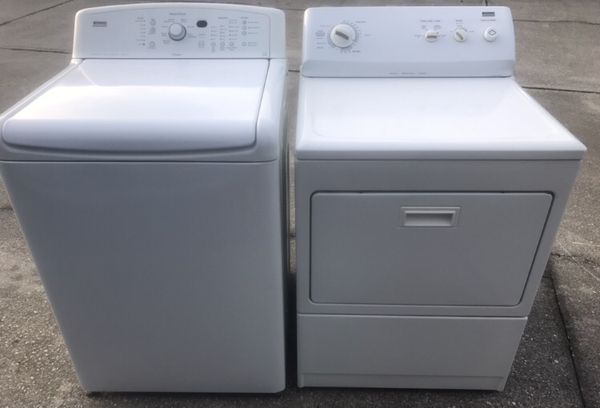 Kenmore Oasis Elite King Capacity Matching Washer Gas Dryer 1 Yr Kenmore Oasis Elite King Capacity Matching Washer Gas Dryer 1 Yr Like New Condition Used In Vacation Home Minimal Use Paid 1198 Roximately 14
