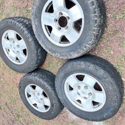 Rims and tires 275/65R18 for Toyota tundra or sequoia tundra 5 lugs 