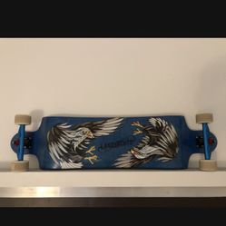 wing trucks bones ceramic bearings and blood orange wheels all top notch and like new used Few times!