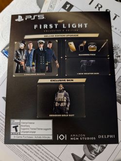 First light deluxe edition upgrade for 007 game