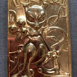 23 Karat Gold Plated Mewtwo