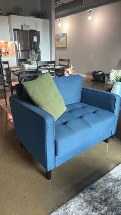 Blue Accent Chair