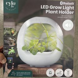 Unopened Cylo Liv LED Grow Light Plant Holder with Bluetooth Speaker