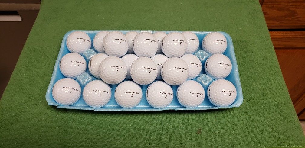 (Qty:24) Two Dozen 4A-5A Srixon Marathon Golf Balls