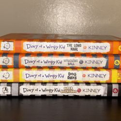 Diary Of A Wimpy Kid (All 4 Books $40 Or Individually $12)