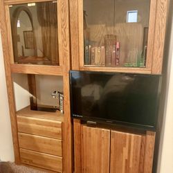 Entertainment Center- solid wood