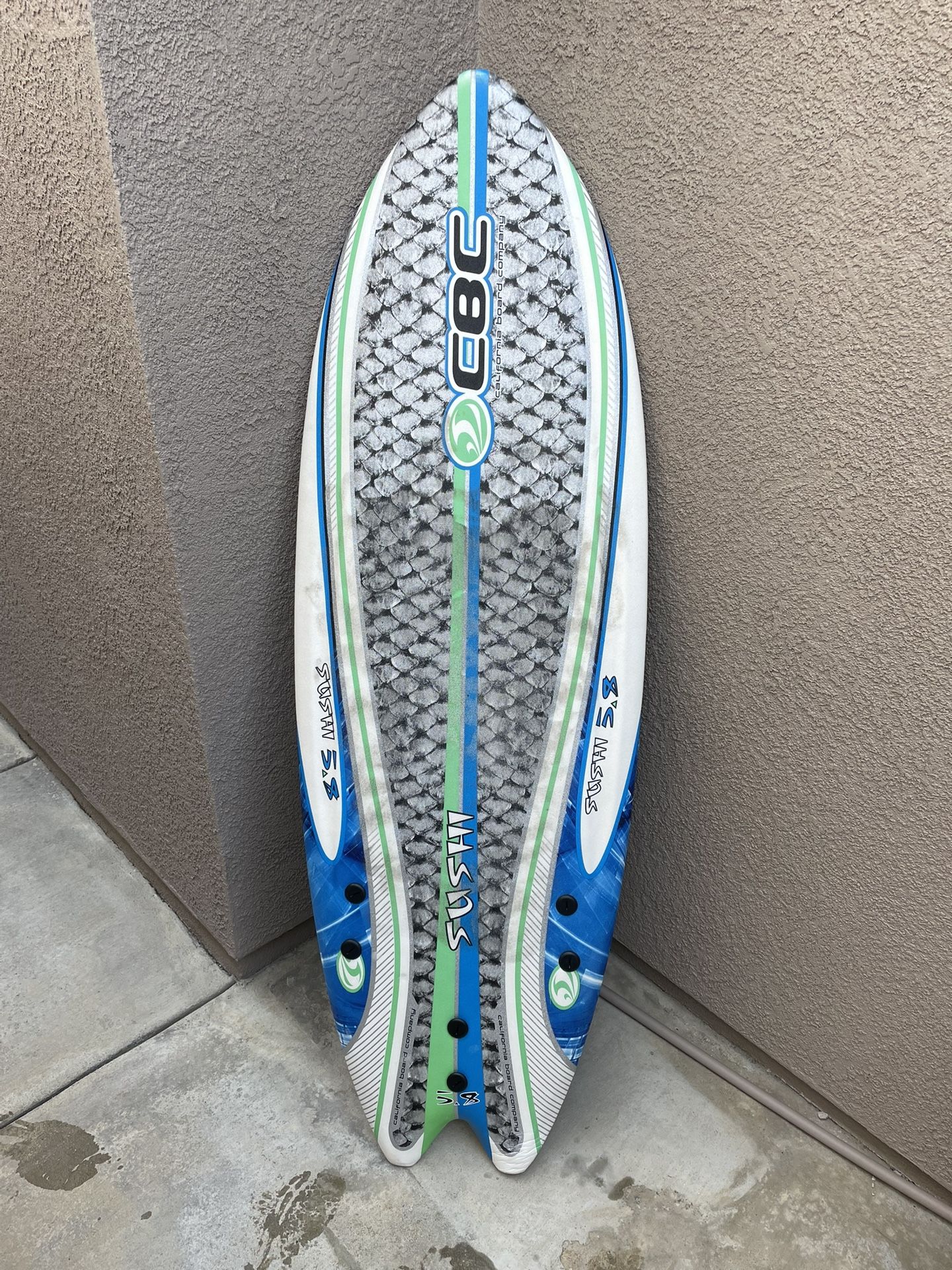 CBC Sushi 5’8” Fish Soft Top Surfboard