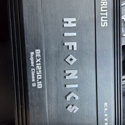 Hifonics Amplifier Brutus Elite 1200watts