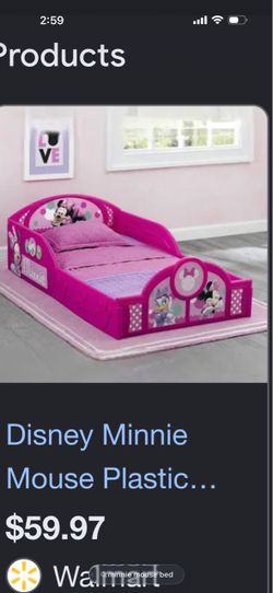 Toddler bed Minnie Mouse