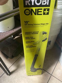 Ryobi 18V ONE+ 10" String Trimmer/Edger Kit