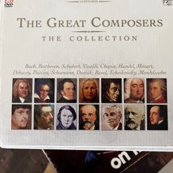 Tge great Composers - The Collection - 14 Artists Dvd 