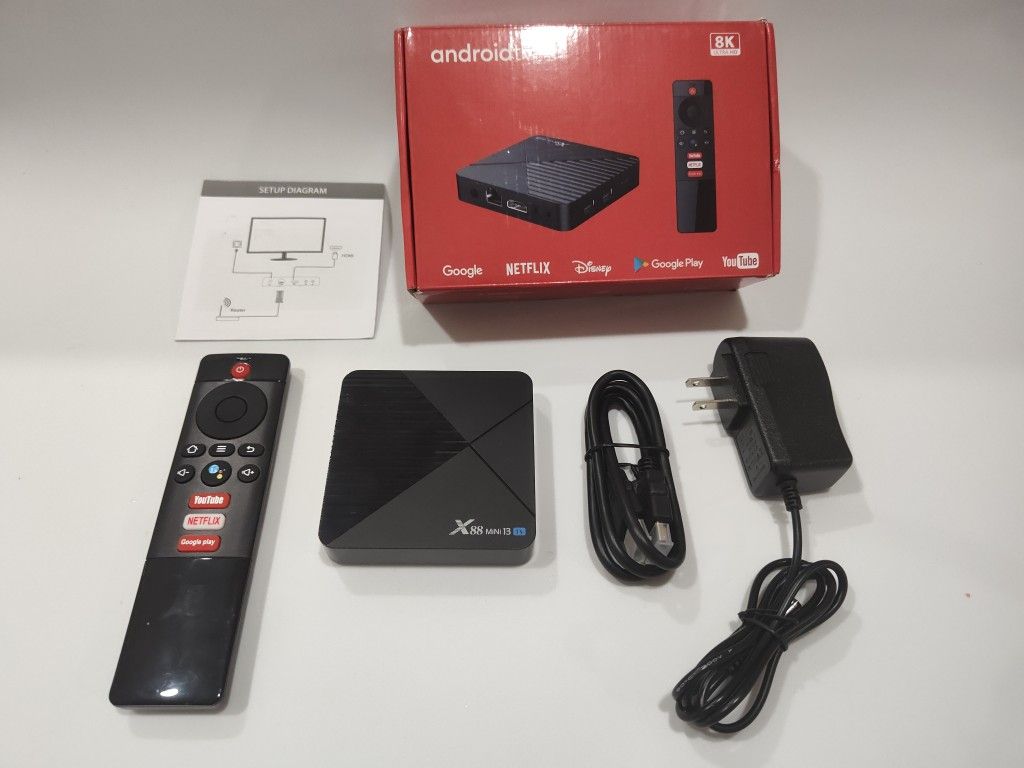 Smart TV Box Android WIFI  RK3328 Quad Core 8K UHD Media Stream Player